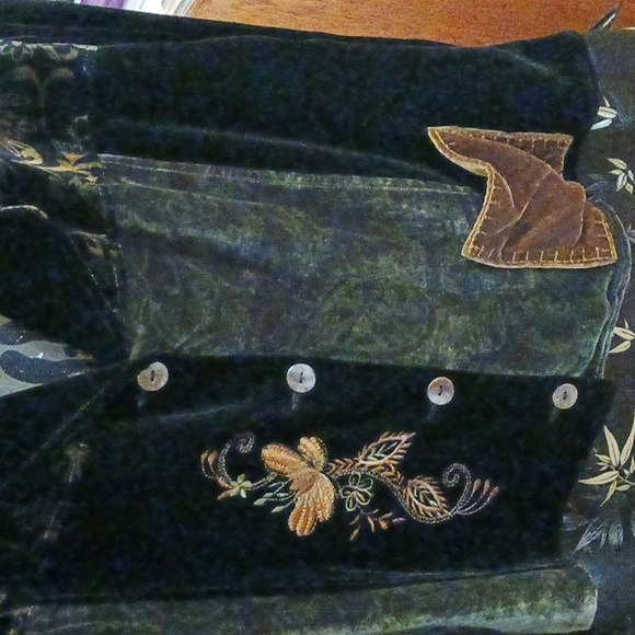 CHICO'S Velvet Jacket - Picture 5 of 5